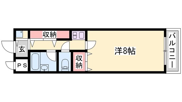 京口駅 徒歩10分 4階の物件間取画像